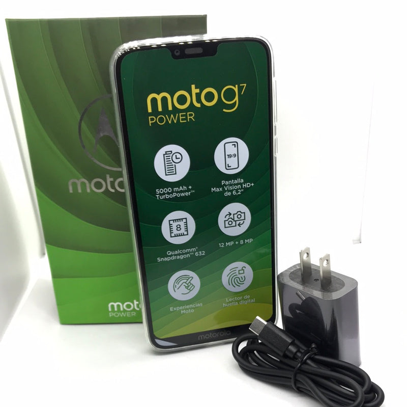 Celular Nuevo | Motorola G7 Power | 64GB | 4GB RAM | Doble Sim | XT1955-2 | En Liquidación | Sin Garantía