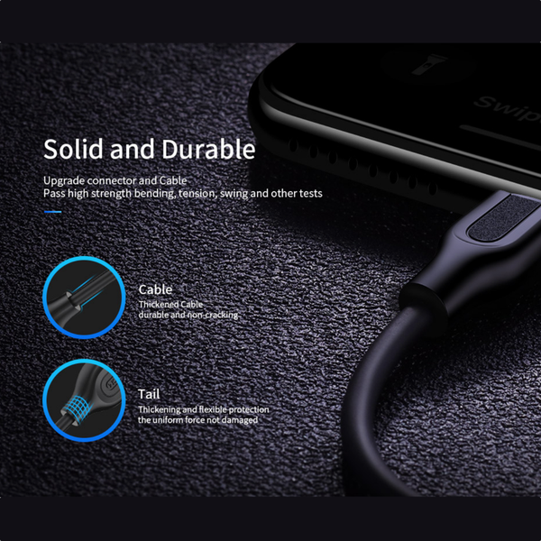 Cable para carga y datos Microusb | Carga Rapida | 100mA | Marca JOYROOM | Para Huawei y Samsung