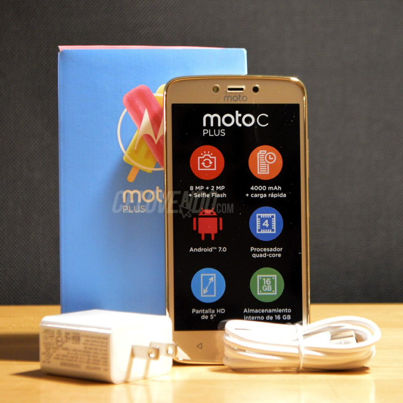 Motorola C Plus Color Dorado | Tigo | 16GB | XT1725 |