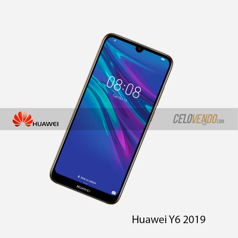 Pantalla Huawei Y6 2019 color Negro.