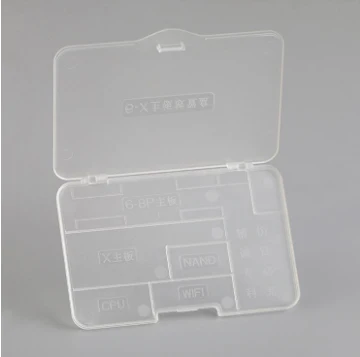 Caja anti-estatica para guardar tarjetas de iPhone.
