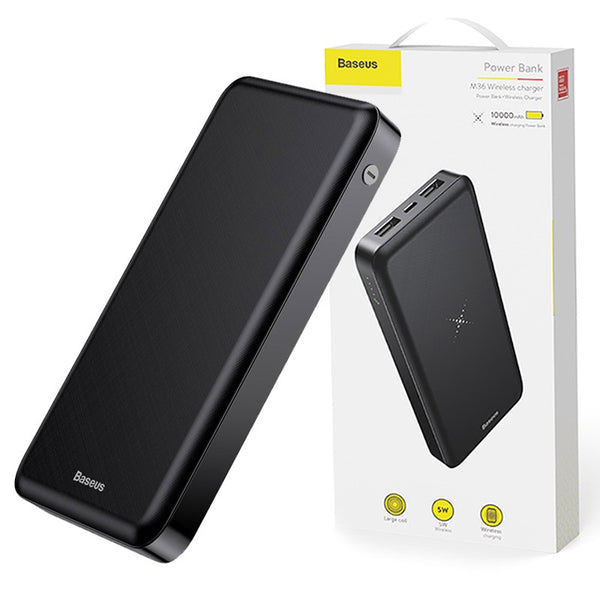 Power Bank | Bateria Potatil Baseus | 10,000mAh | Con carga Wireless.