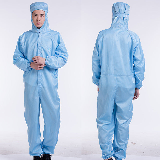 Traje para Cuarto Limpio Antiestatico.